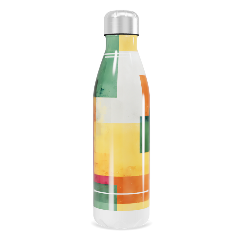 Garrafa Inox - Estampa Colorida Blocada
