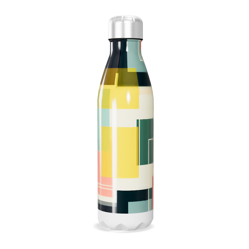 Garrafa Inox Estampada Multicolorida