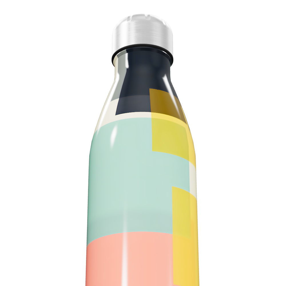 Garrafa Inox Estampada Multicolorida