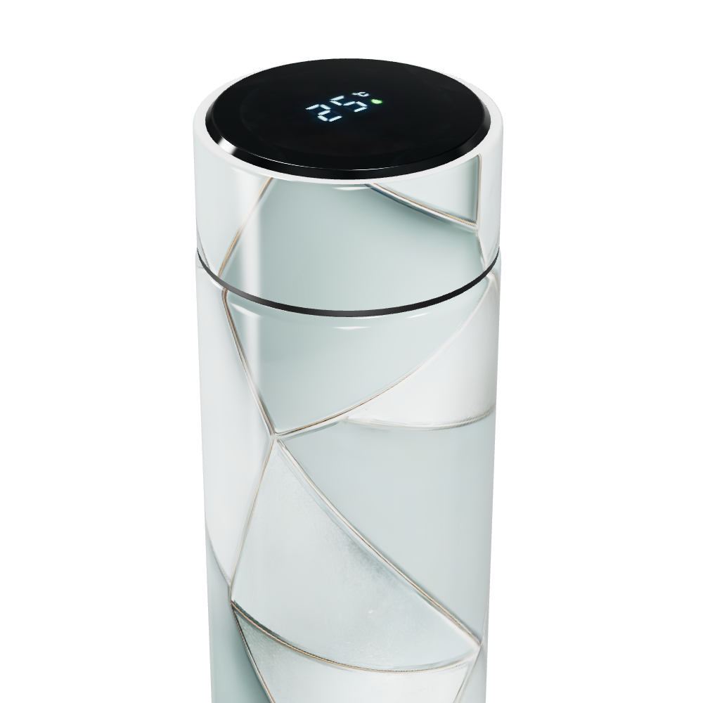 Garrafa Térmica Touch - Branca com Design Moderno