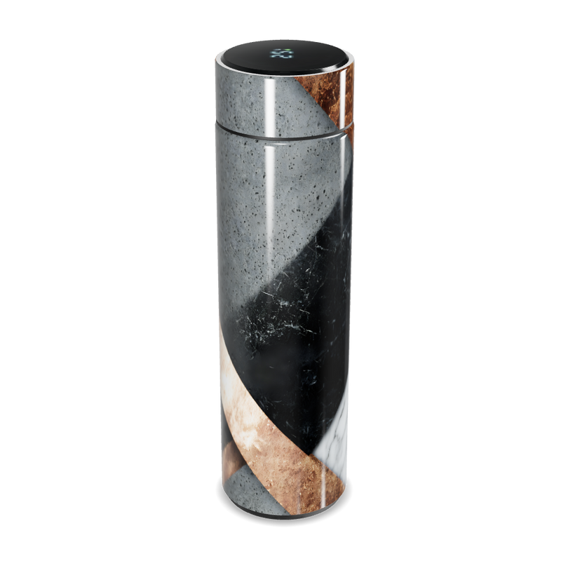 Garrafa Térmica Touch - Design Mármore Multicor