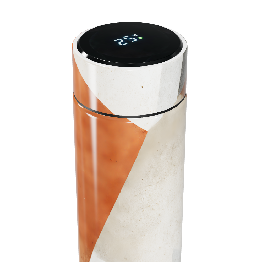 Garrafa Térmica Touch - Design Geométrico Colorido