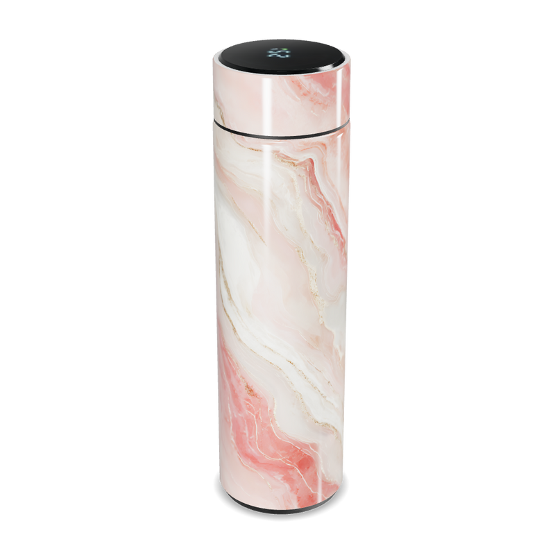Garrafa Térmica Touch - Marmorizada Rosa