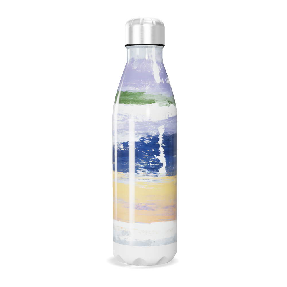 Garrafa Inox - Listras Coloridas