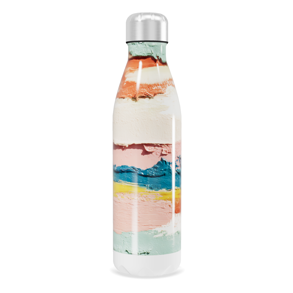Garrafa Inox - Estampa Colorida Artística
