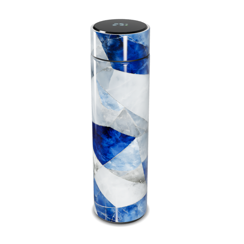 Garrafa Térmica Touch - Azul Marmorizada