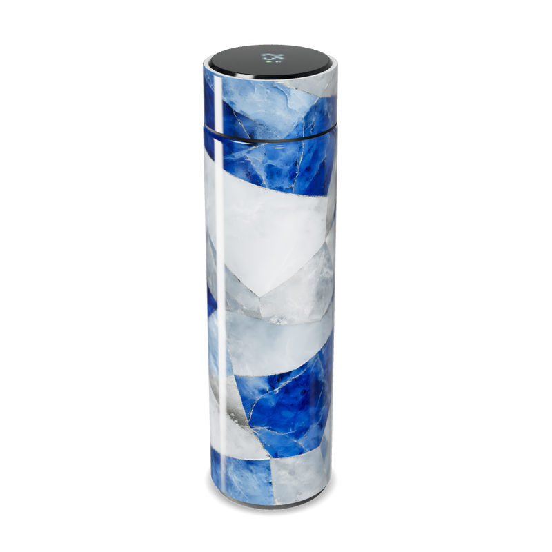 Garrafa Térmica Touch - Azul Marmorizada