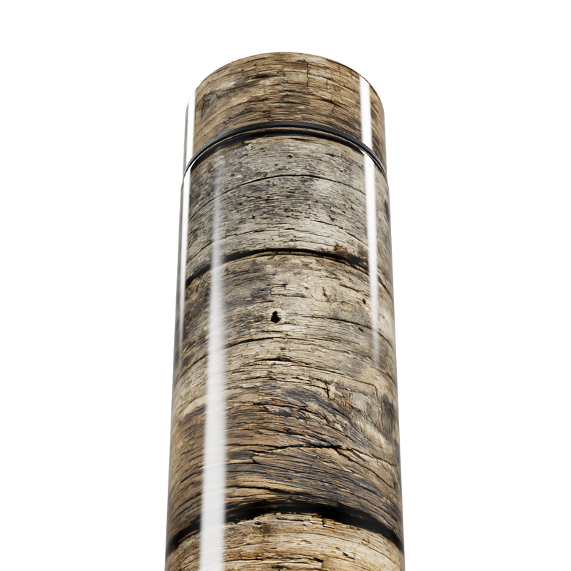 Garrafa Térmica Touch Estampa Madeira