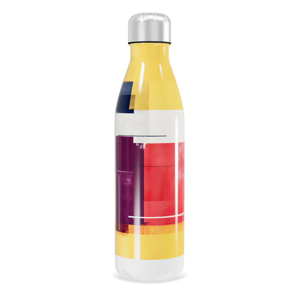 Garrafa Inox - Estampa Colorida Geométrica