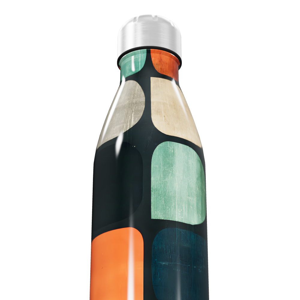 Garrafa Inox - Estampada Multicolorida