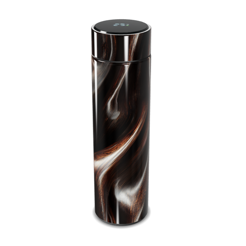 Garrafa Térmica Touch - Design Mármore Preto