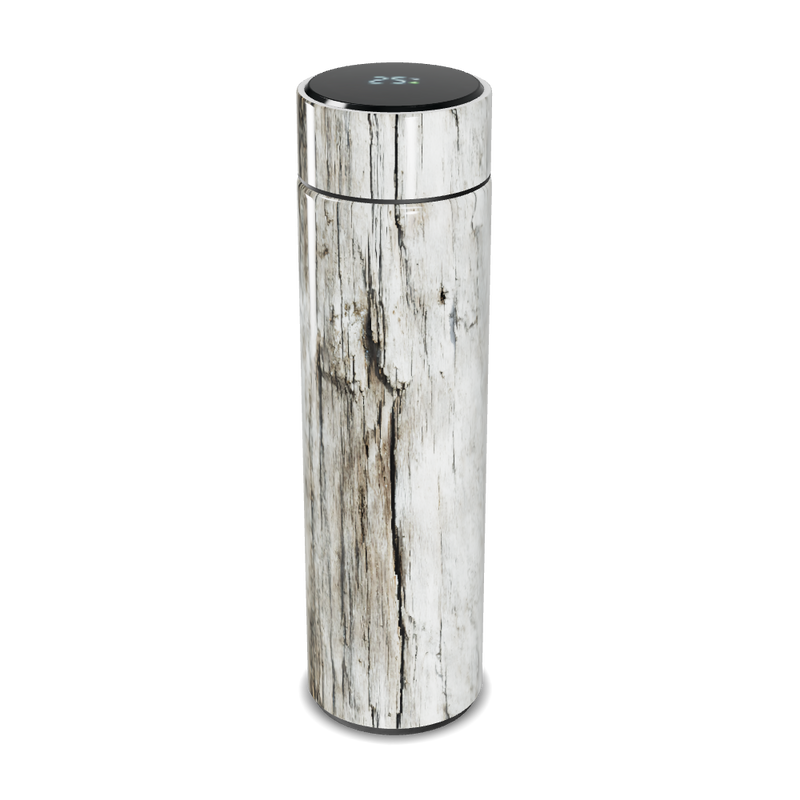 Garrafa Térmica Touch - Estampa Madeira Clara