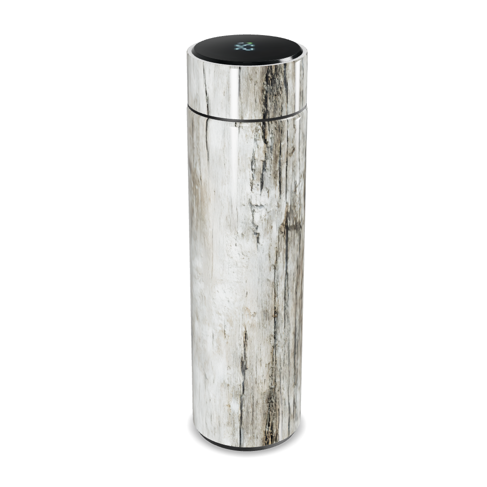 Garrafa Térmica Touch - Estampa Madeira Clara