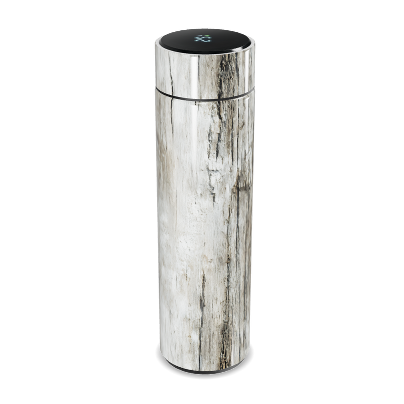 Garrafa Térmica Touch - Estampa Madeira Clara