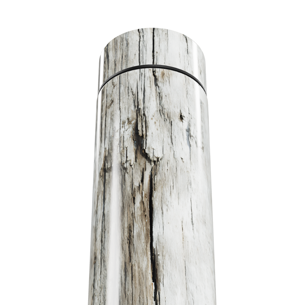 Garrafa Térmica Touch - Estampa Madeira Clara