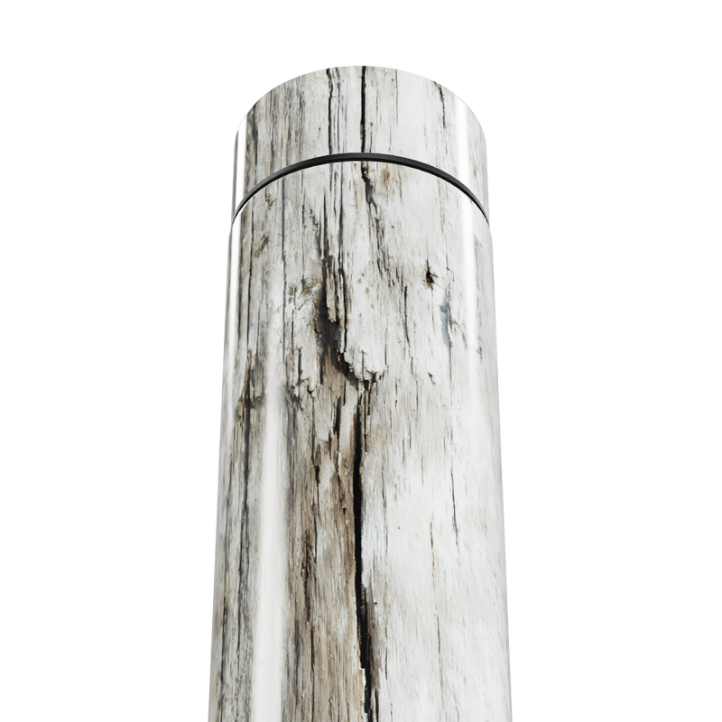 Garrafa Térmica Touch - Estampa Madeira Clara