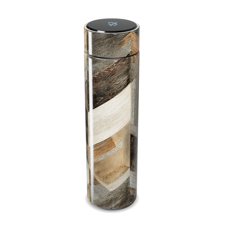 Garrafa Térmica Touch - Madeira Estampada Digital