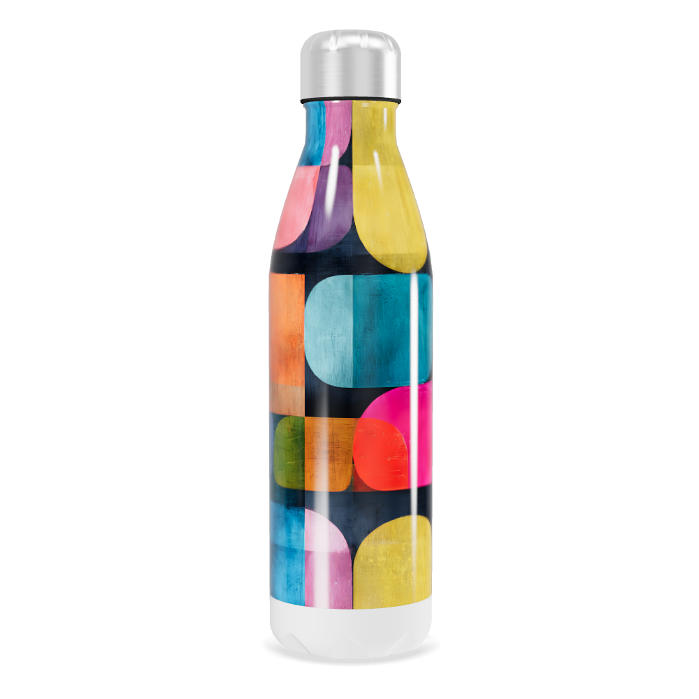 Garrafa Inox - Estampa Colorida