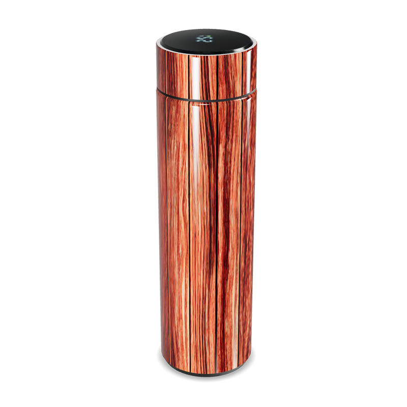 Garrafa Térmica Touch - Madeira Display Digital