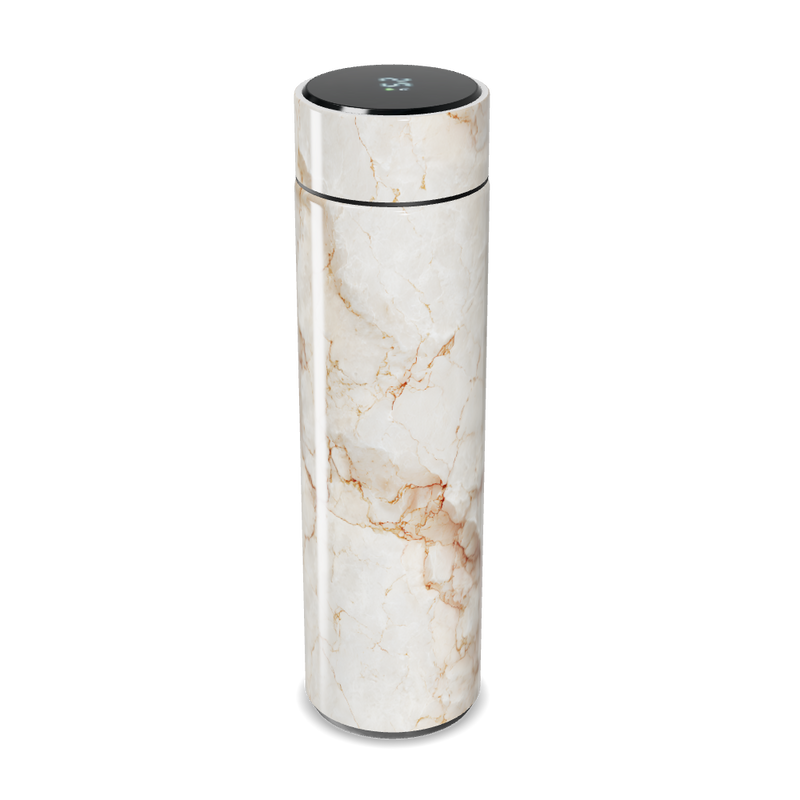 Garrafa Térmica Touch - Mármore Digital Branca