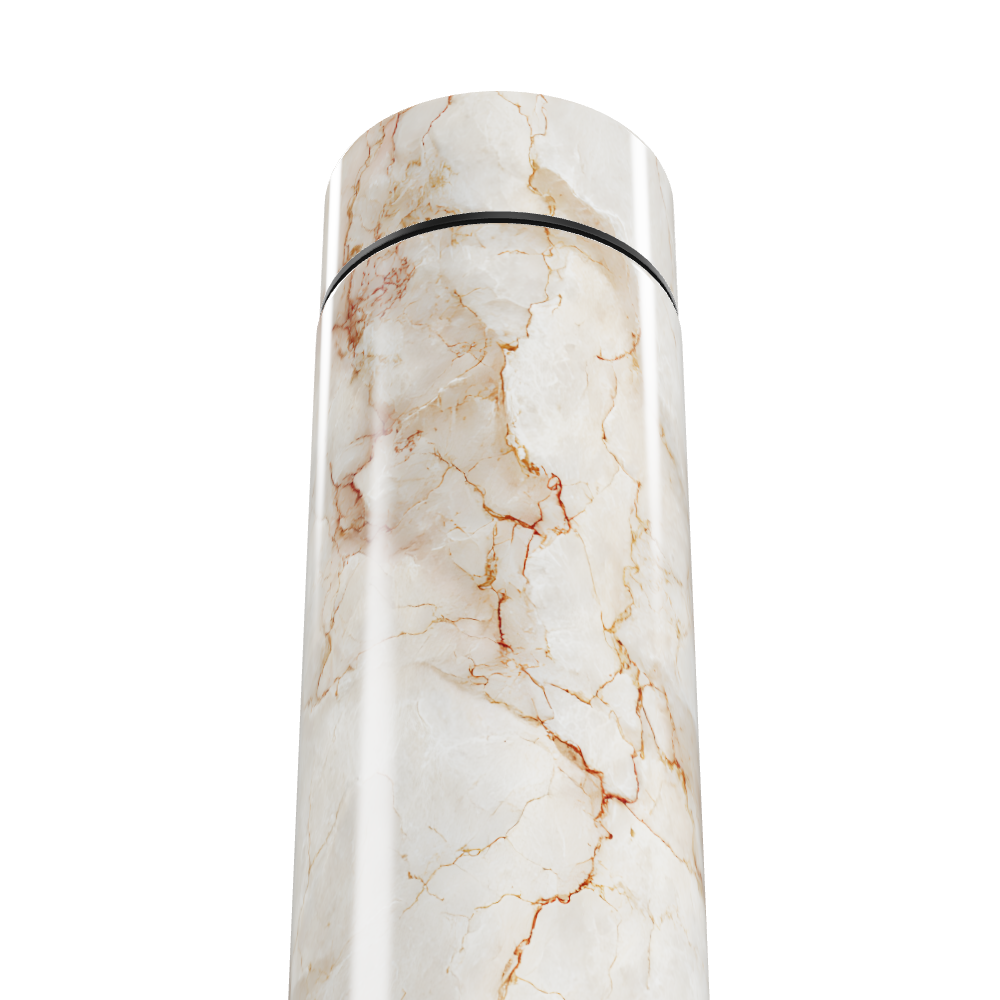 Garrafa Térmica Touch - Mármore Digital Branca