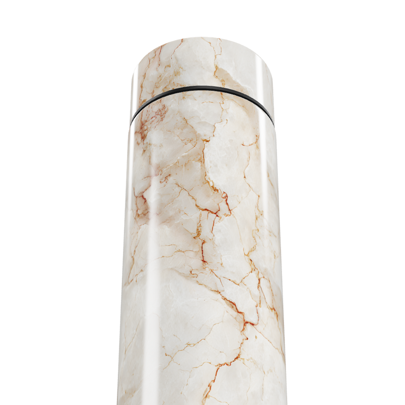 Garrafa Térmica Touch - Mármore Digital Branca