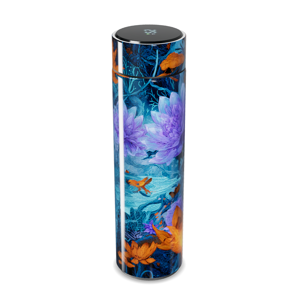 Garrafa Térmica Touch - Estampa Raposa Colorida