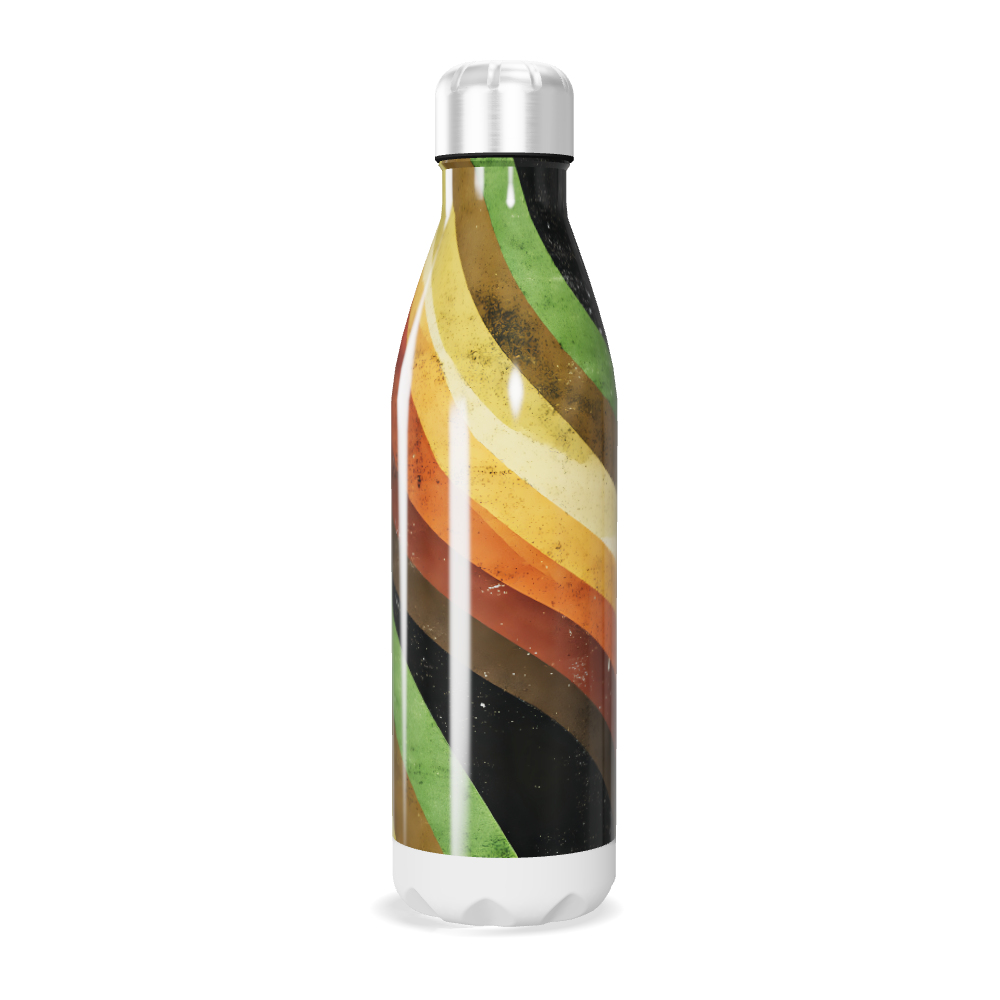 Garrafa Inox - Listras Coloridas