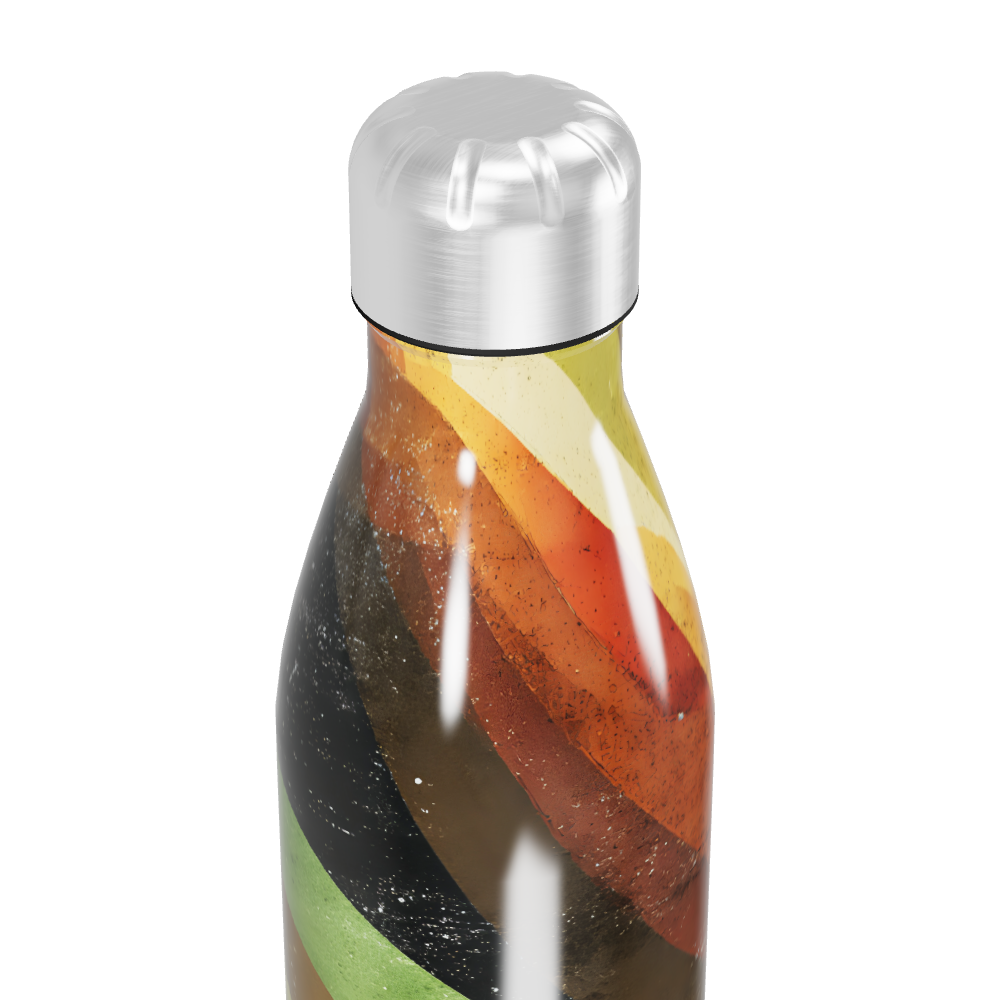 Garrafa Inox - Listras Coloridas