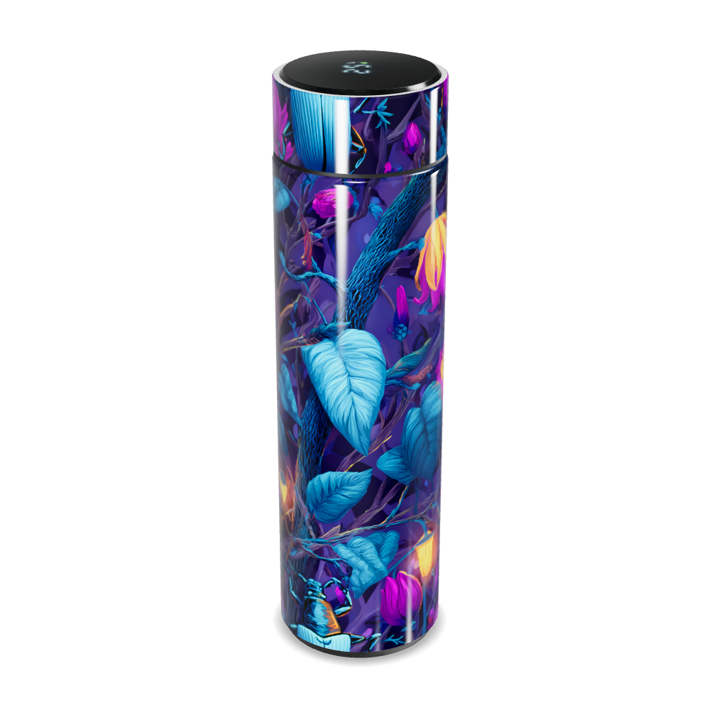 Garrafa Térmica Touch Floral Colorida