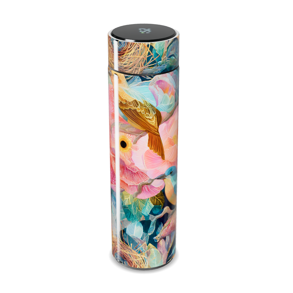 Garrafa Térmica Touch - Floral com Visor Digital