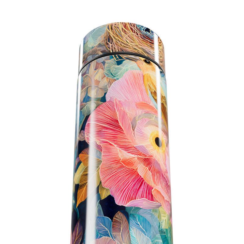 Garrafa Térmica Touch - Floral com Visor Digital