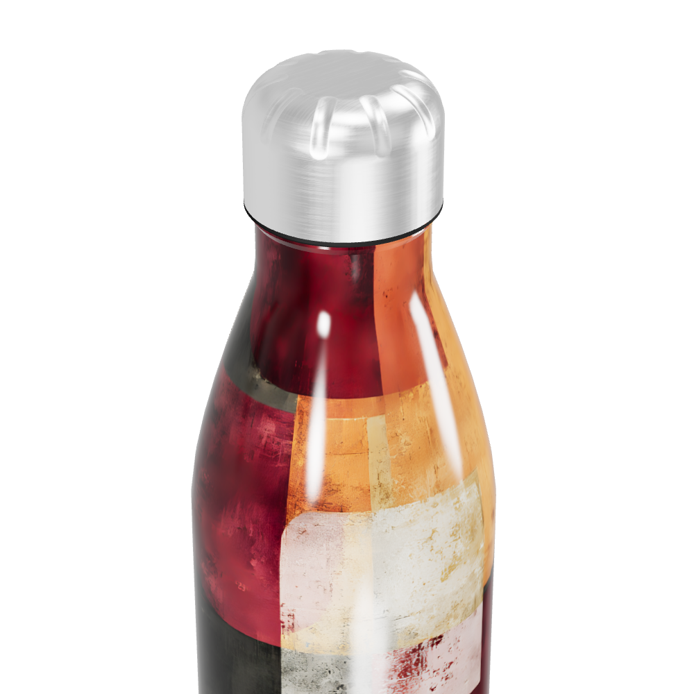 Garrafa Inox - Estampa Colorida Geométrica