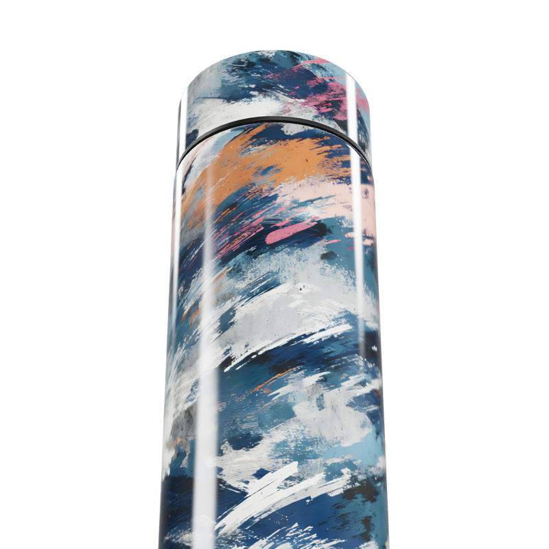 Garrafa Térmica Touch - Estampa Abstrata Colorida