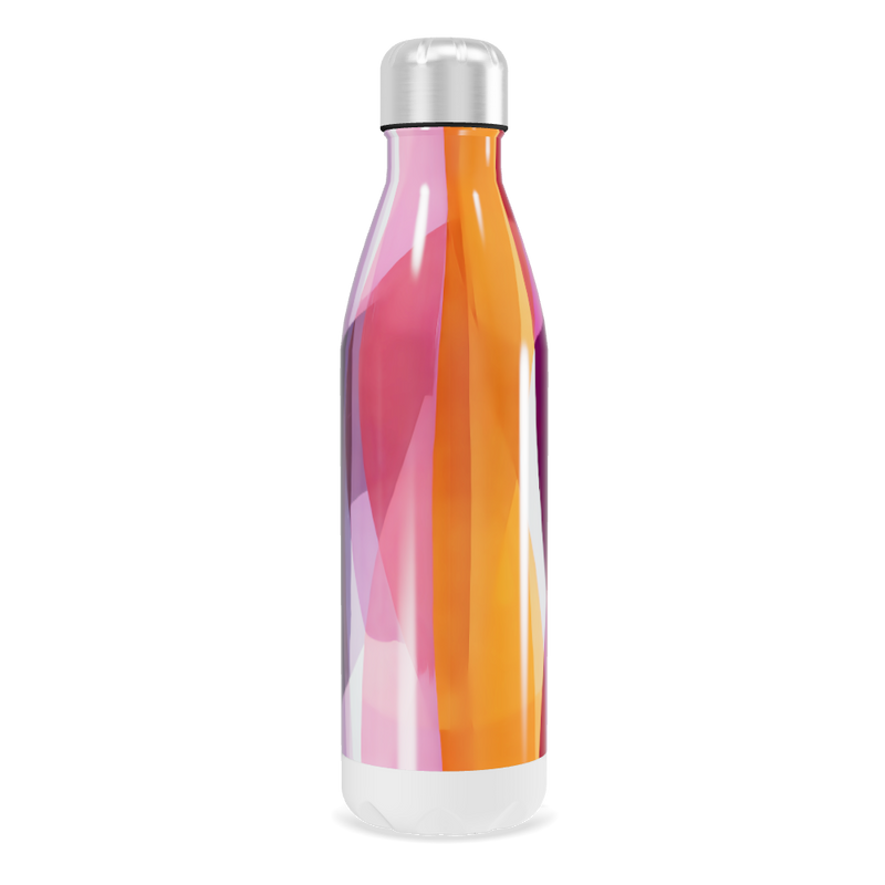 Garrafa Inox Colorida Estampada