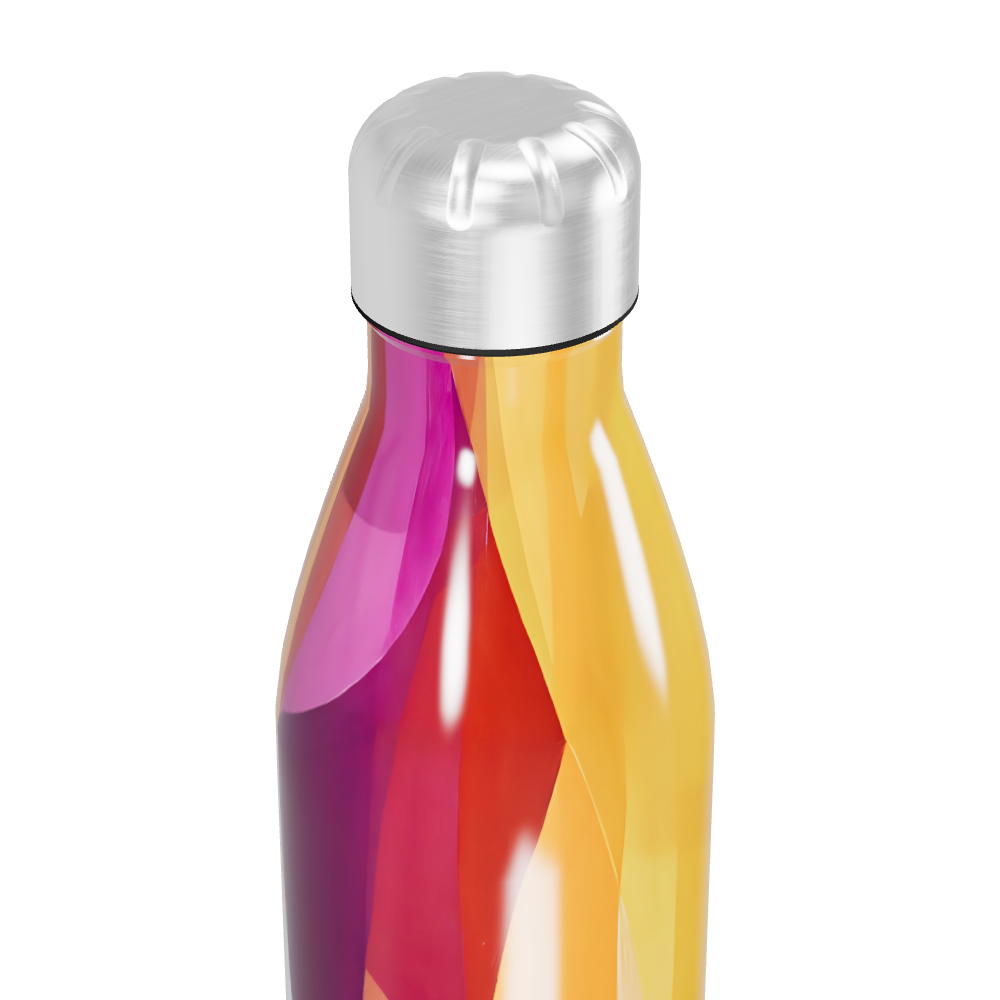 Garrafa Inox Colorida Estampada