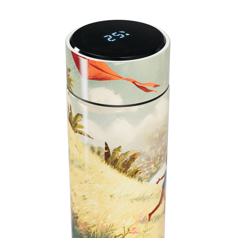 Garrafa Térmica Touch - Estampa Infantil Colorida