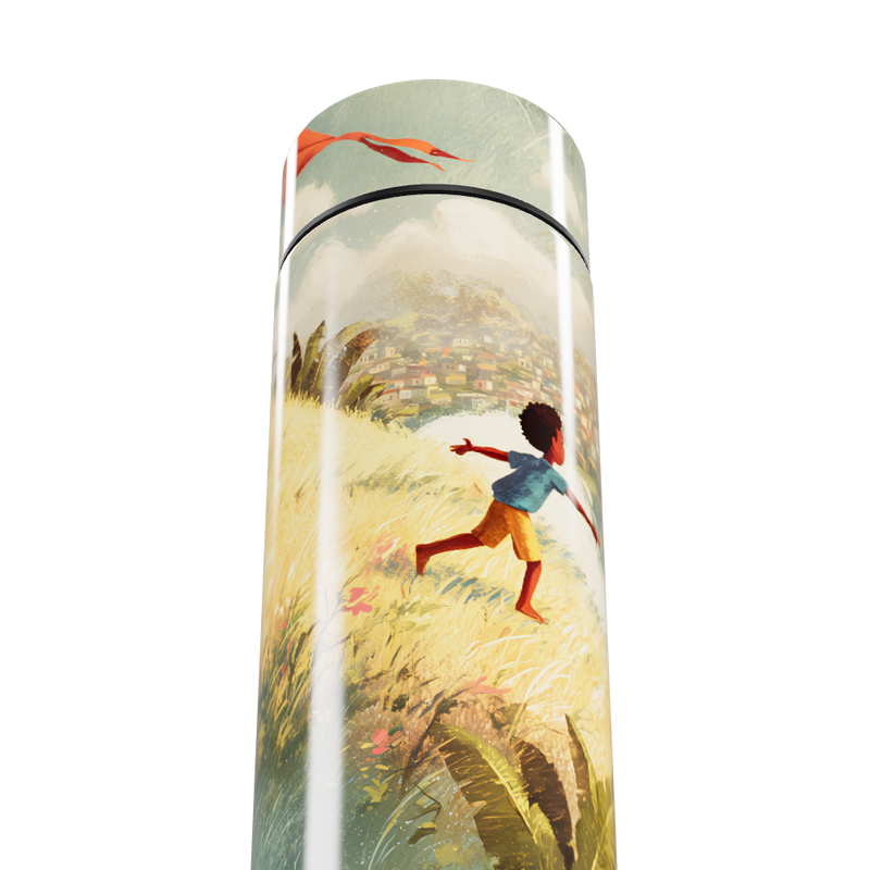 Garrafa Térmica Touch - Estampa Infantil Colorida