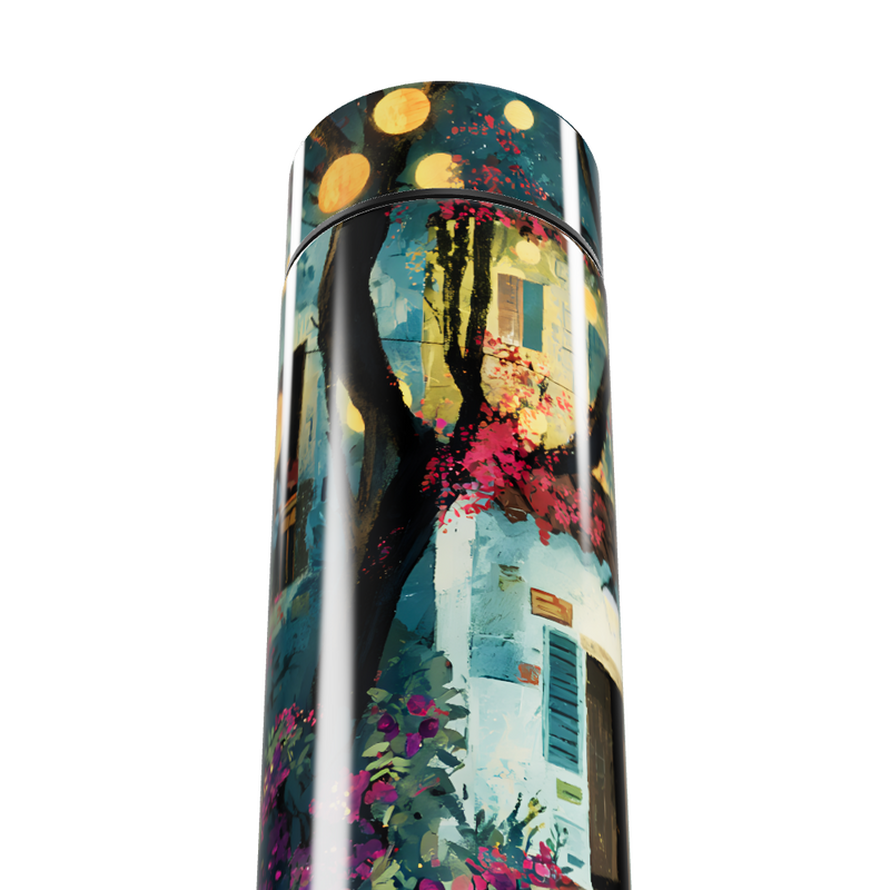 Garrafa Térmica Touch - Estampa Artística Colorida