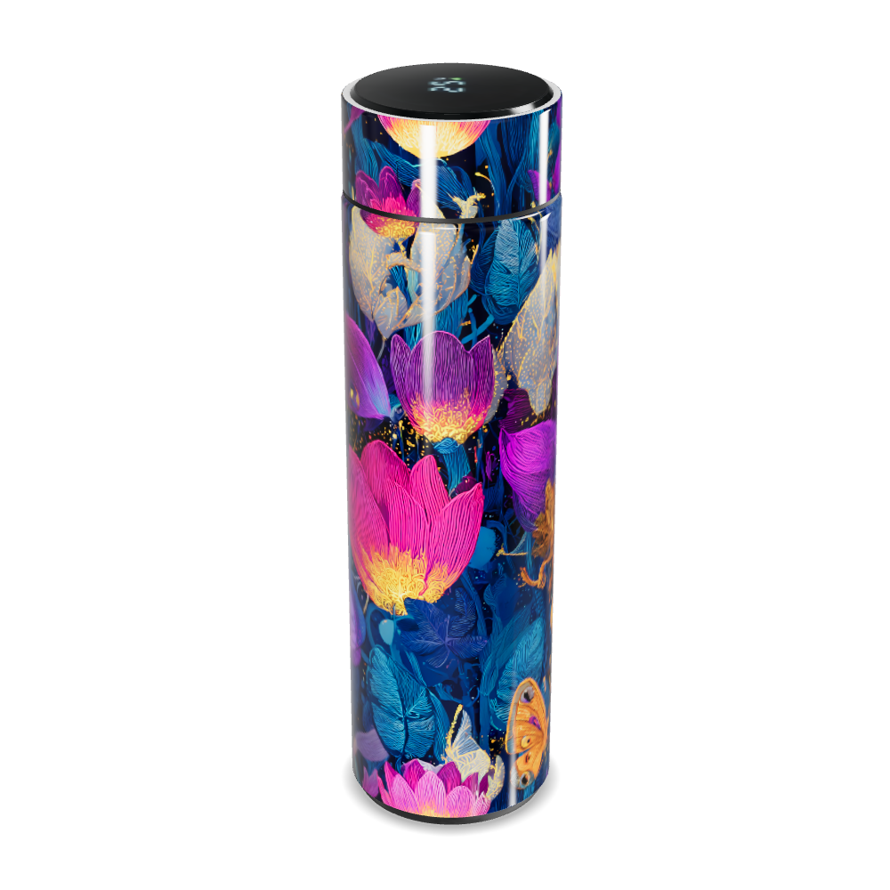 Garrafa Térmica Touch - Borboletas Coloridas