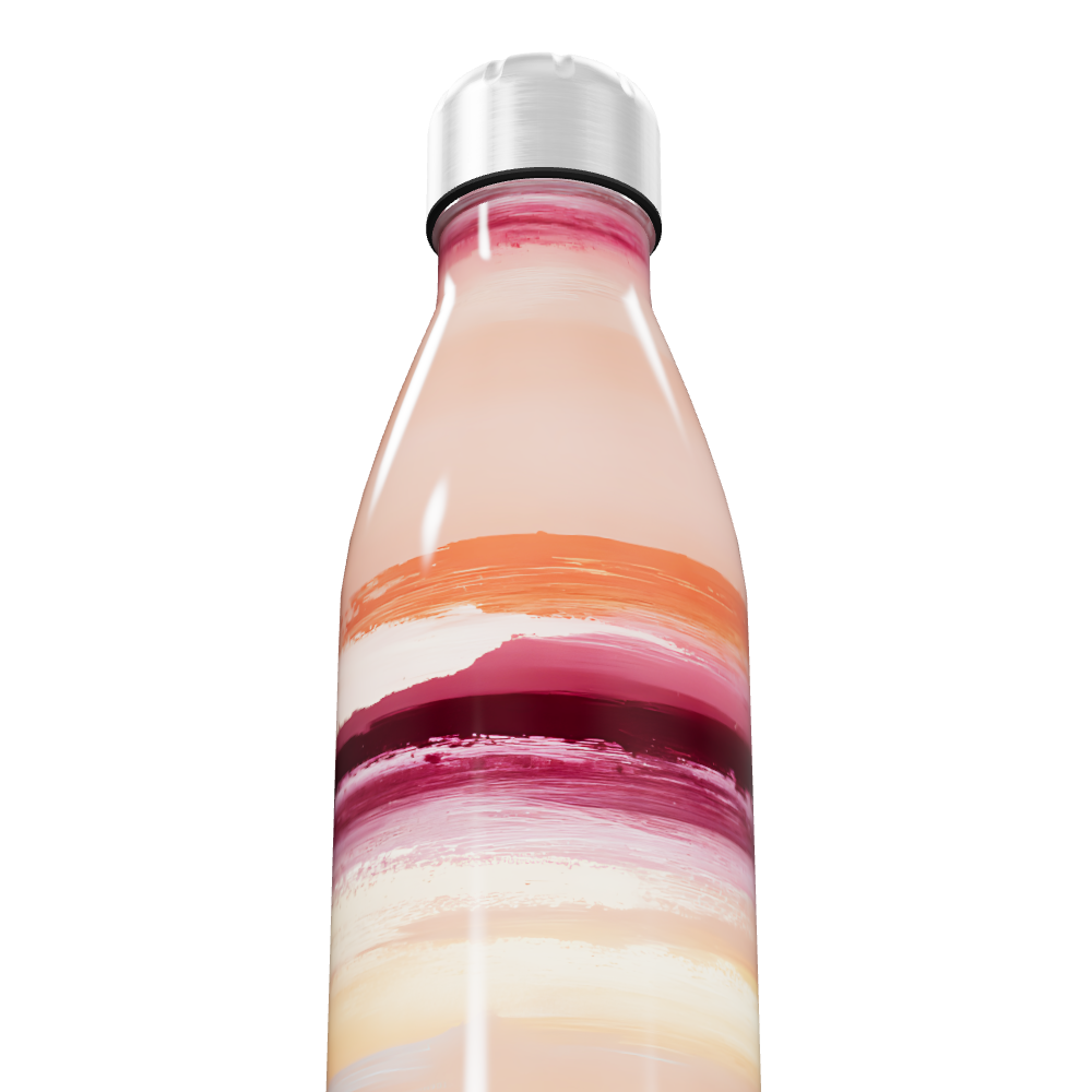 Garrafa Inox Listrada Multicolorida