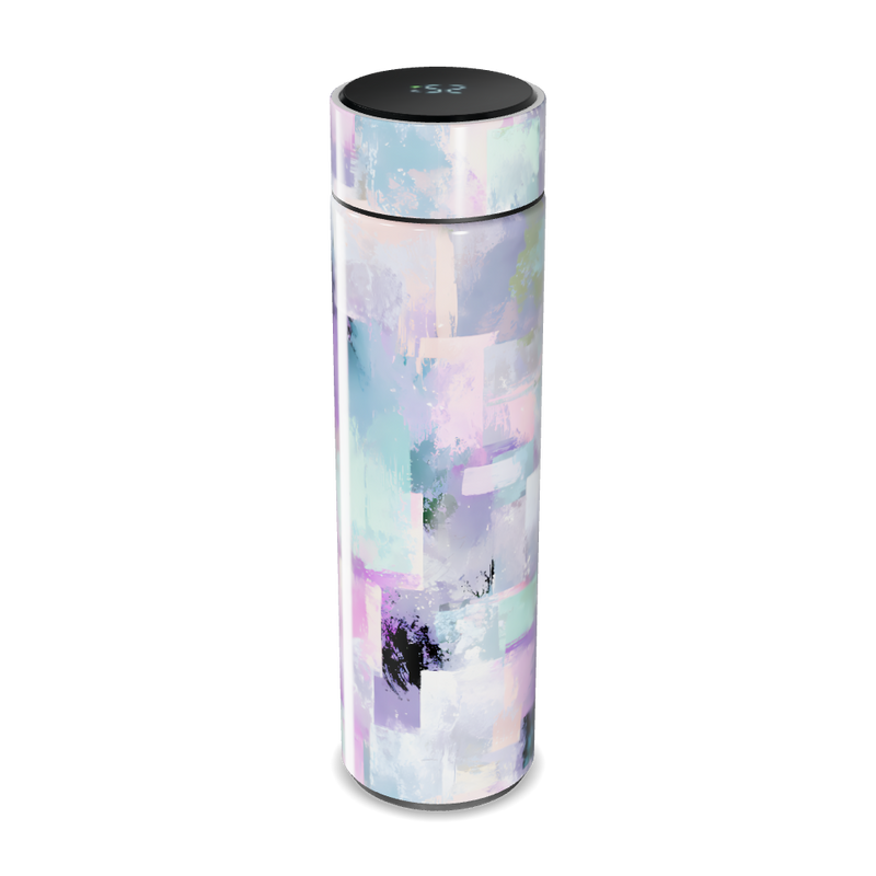 Garrafa Térmica Touch - Estampa Abstrata Colorida