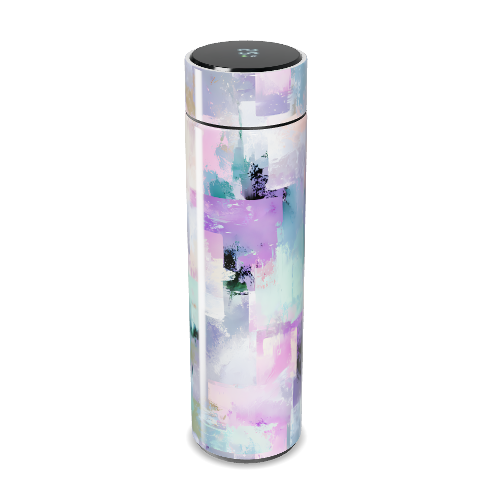 Garrafa Térmica Touch - Estampa Abstrata Colorida