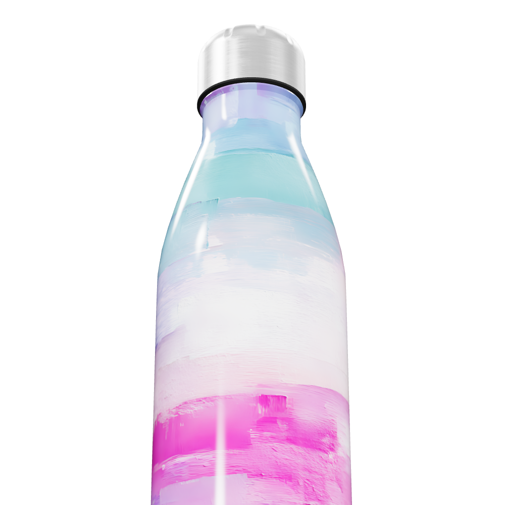 Garrafa Inox - Estampa Colorida Pastel