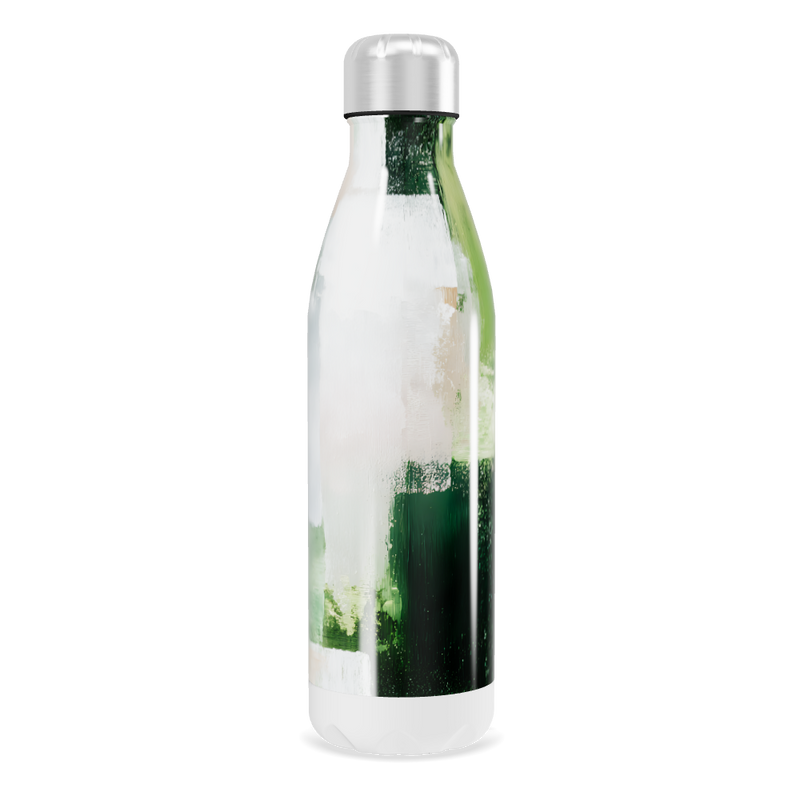 Garrafa Inox Verde Estampada 750ml