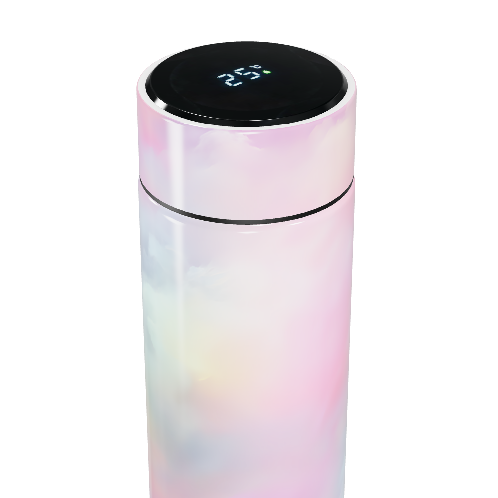 Garrafa Térmica Touch - Rosa Pastel Digital