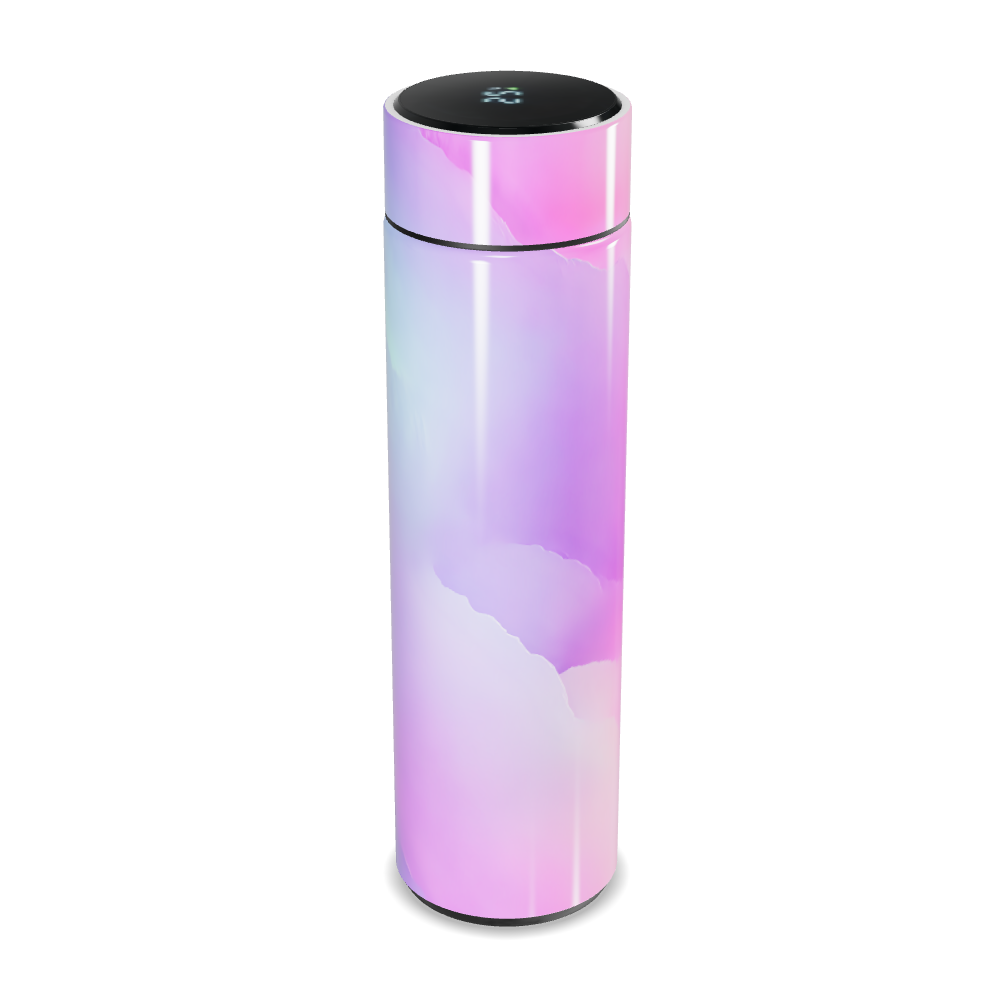 Garrafa Térmica Touch - Rosa Degradê Digital