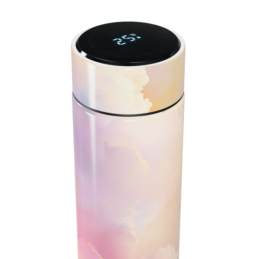 Garrafa Térmica Touch - Estampa Pastel Digital