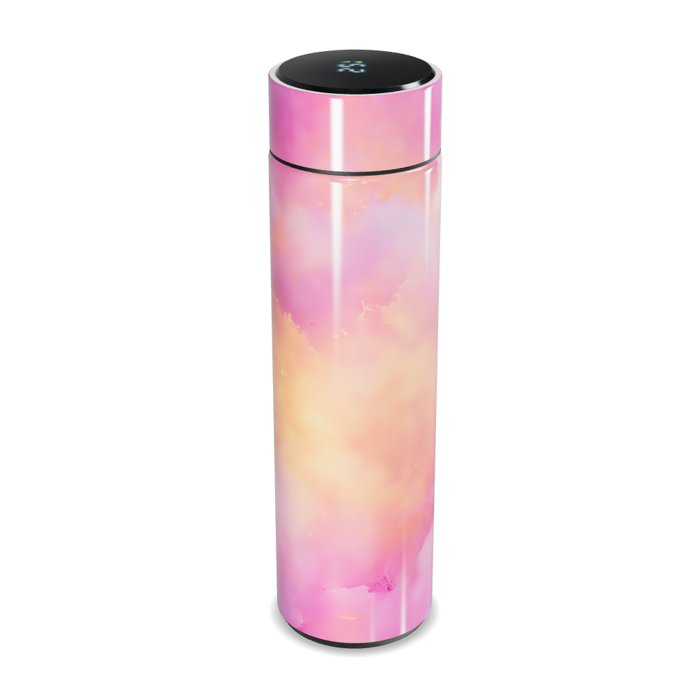 Garrafa Térmica Touch - Rosa Degradê Digital