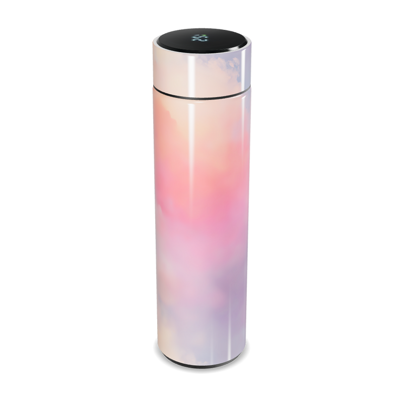 Garrafa Térmica Touch - Rosa Degradê Digital